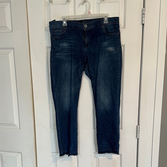Kut from the kloth cropped jeans size 14 women’s - Picture 1 of 5